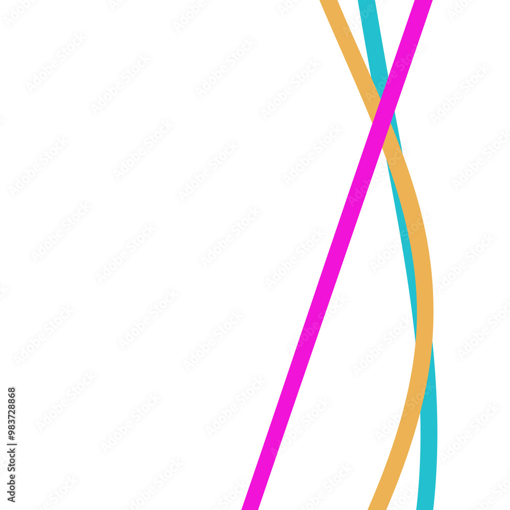 Pink teal yellow lines, background Pink teal yellow lines, background
