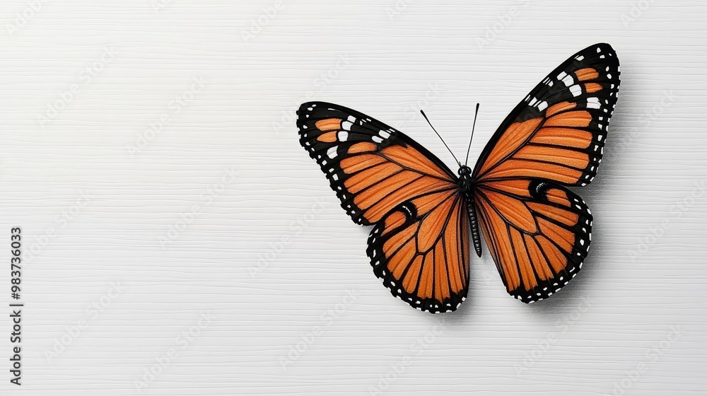 Monochromatic pencil drawing of a butterfly on a textured paper background, with soft, subtle shading that enhances the three-dimensional effect of the wings Monochromatic pencil drawing of a butterfly on a textured paper background, with soft, subtle shading that enhances the three-dimensional effect of the wings