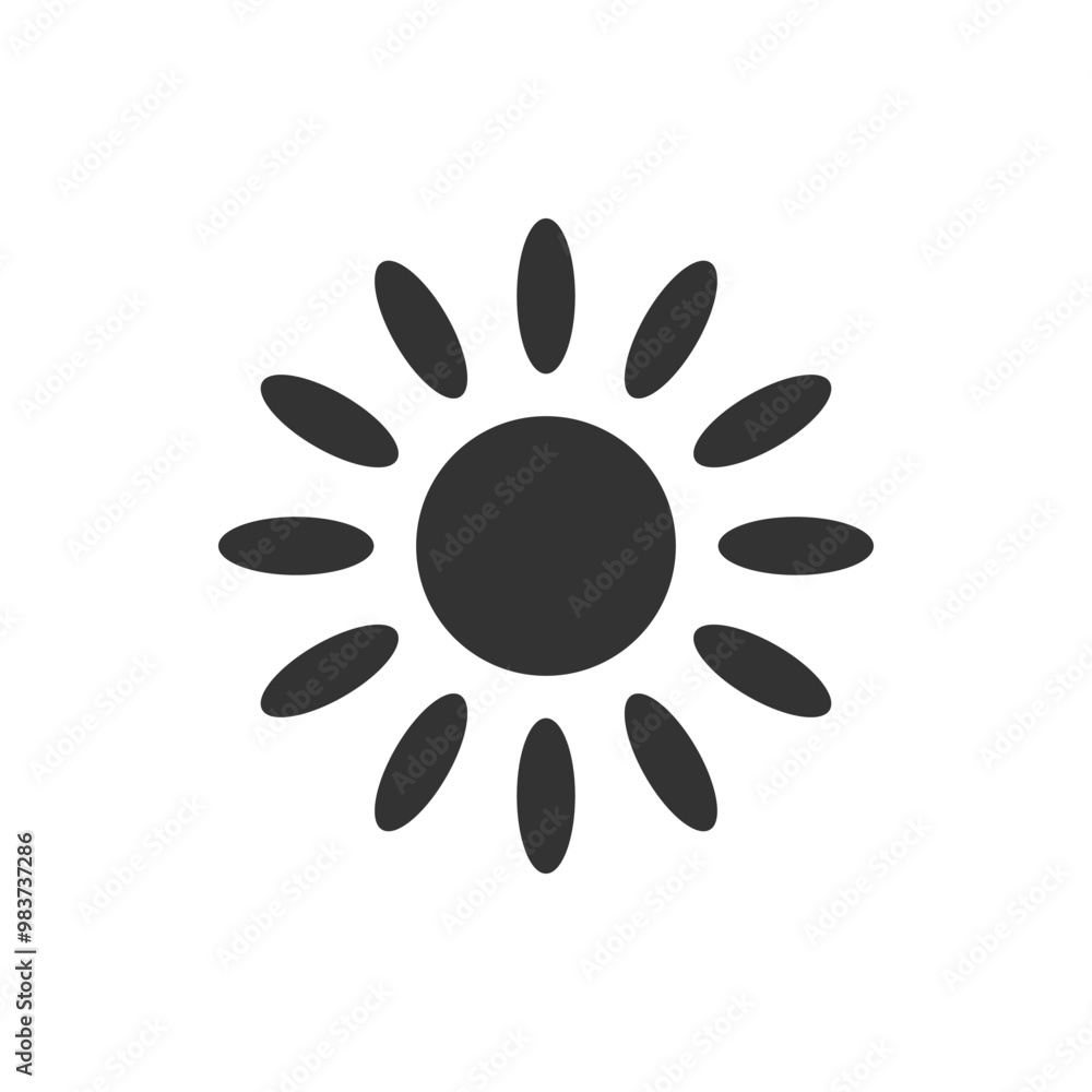 Black Sun Icon Symbolizing Warmth and Energy. black sun icon representing warmth, positivity, and solar energy. Ideal for design, weather apps, and climate concepts. Black Sun Icon Symbolizing Warmth and Energy. black sun icon representing warmth, positivity, and solar energy. Ideal for design, weather apps, and climate concepts.