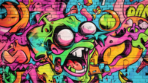 Wallpaper Mural graffiti on the wall Torontodigital.ca