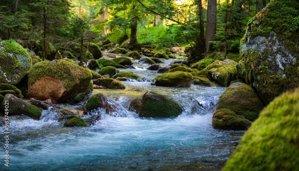 岩の上を流れる川river flowing over rocks 岩の上を流れる川river flowing over rocks