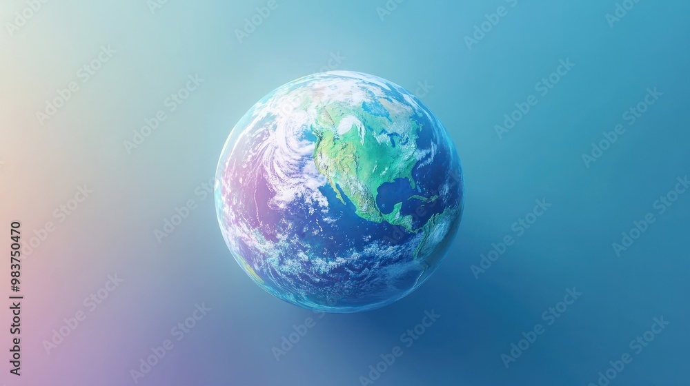 Abstract Planet for World Meteorological Day. Global Warming, Climate Change, World Environment Day, Earth Day Concept Abstract Planet for World Meteorological Day. Global Warming, Climate Change, World Environment Day, Earth Day Concept