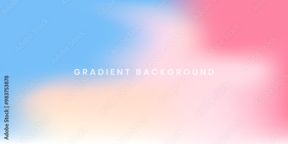 Abstract clear soft Gradient Pastel Light blue, pink and yellow color Background Abstract clear soft Gradient Pastel Light blue, pink and yellow color Background