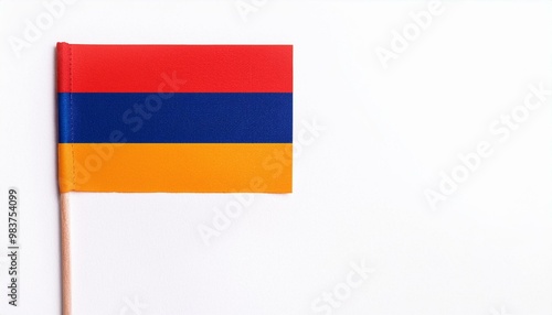 小さな紙のアルメニア共和国の国旗（small paper Armenia flag）
 photo