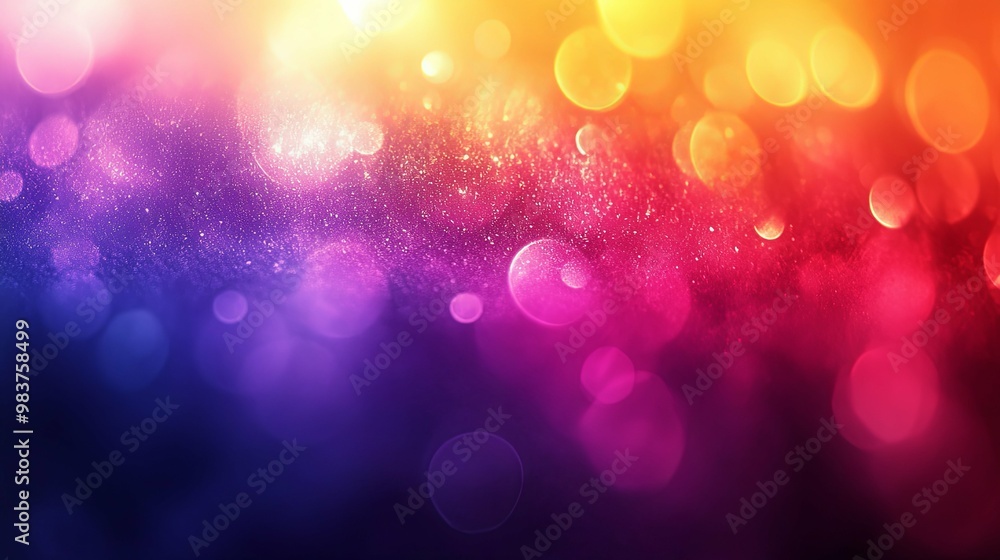 Abstract Colorful Bokeh Background with Glitter Abstract Colorful Bokeh Background with Glitter