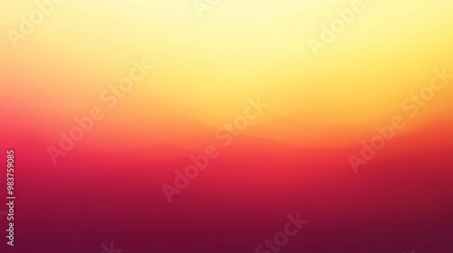 Abstract Gradient Background with Yellow, Orange, and Red Hues