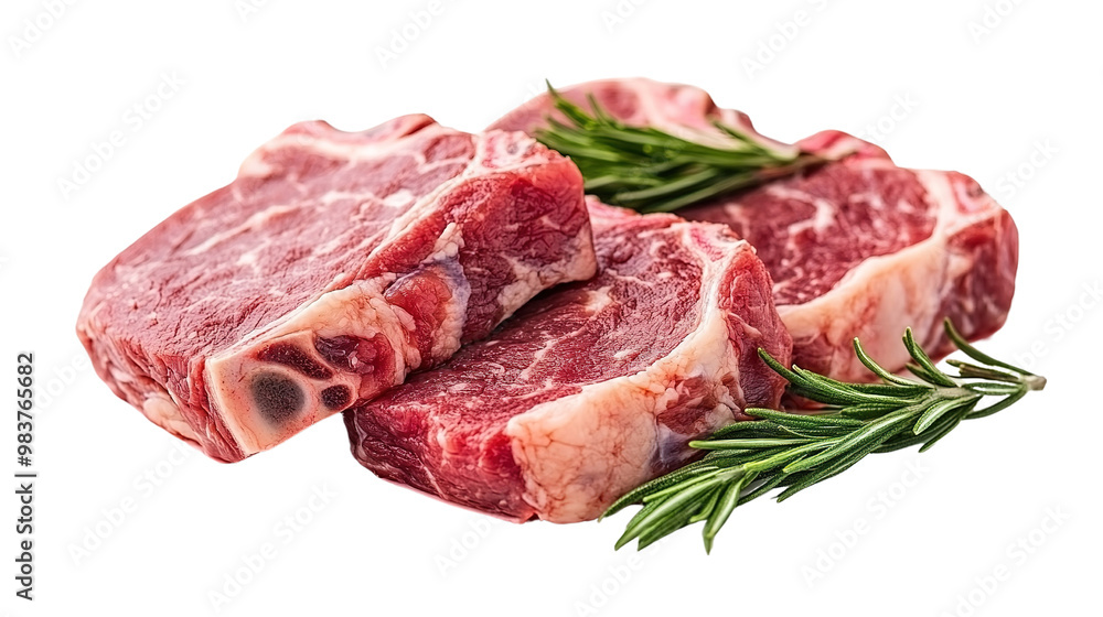 Fresh raw meat isolated on white background Fresh raw meat isolated on white background