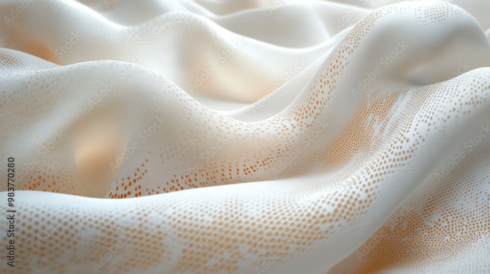Abstract representation of soft, flowing fabric textures. Abstract representation of soft, flowing fabric textures.