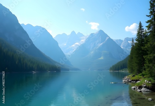 Mountain Lake Serenity