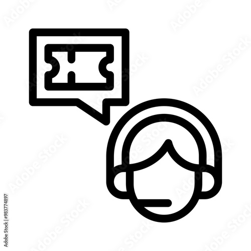 support line icon