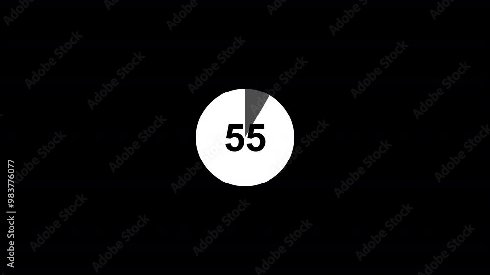 Countdown one minute animation from 60 to 0 seconds, 60 second countdown Animation with background, 1 minutes countdown.
Countdown one minute animation from 60 to 0 seconds, 60 second countdown Animation with background, 1 minutes countdown.