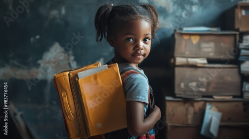 L'UNICEF livre des fournitures scolaires aux enfants dÃ©favorisÃ©s, illuminant leur avenir par l'Ã©ducation.