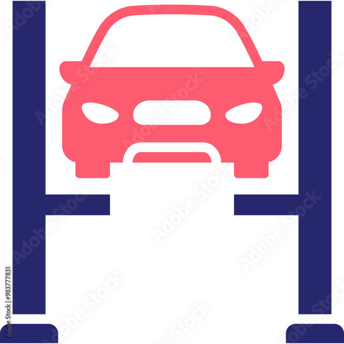 Car Lift Icon photo