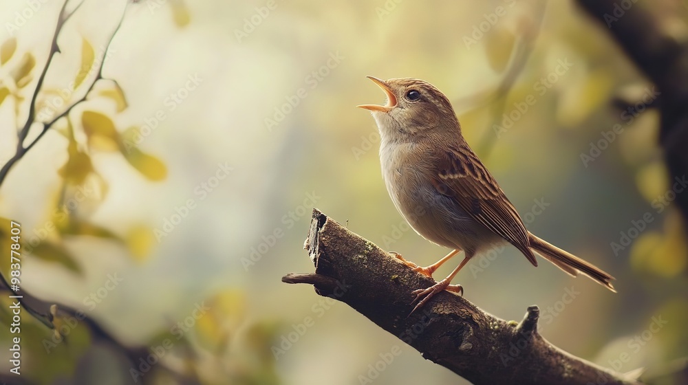 A serene scene capturing the symphony of birdsong in a tranquil setting, where various birds sing harmoniously amidst lush greenery, embodying the beauty of nature and the joy of wildlife, A serene scene capturing the symphony of birdsong in a tranquil setting, where various birds sing harmoniously amidst lush greenery, embodying the beauty of nature and the joy of wildlife,