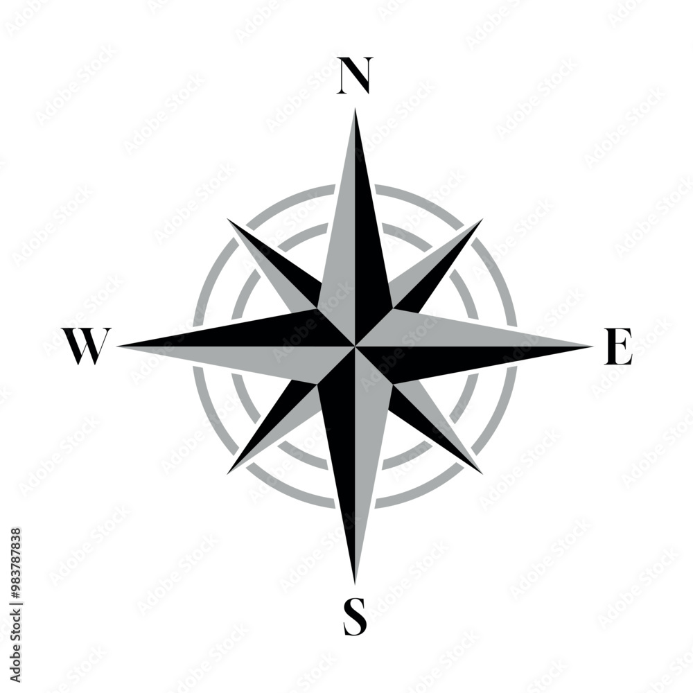 compass icon design. directional signs and symbols compass icon design. directional signs and symbols