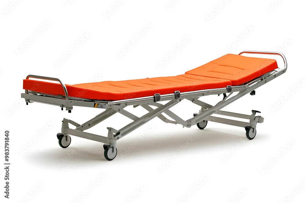 Stretcher isolated on white background Stretcher isolated on white background