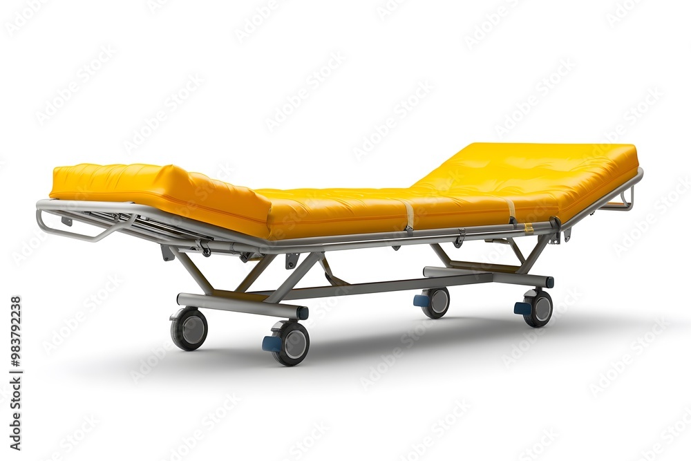 Stretcher isolated on white background Stretcher isolated on white background