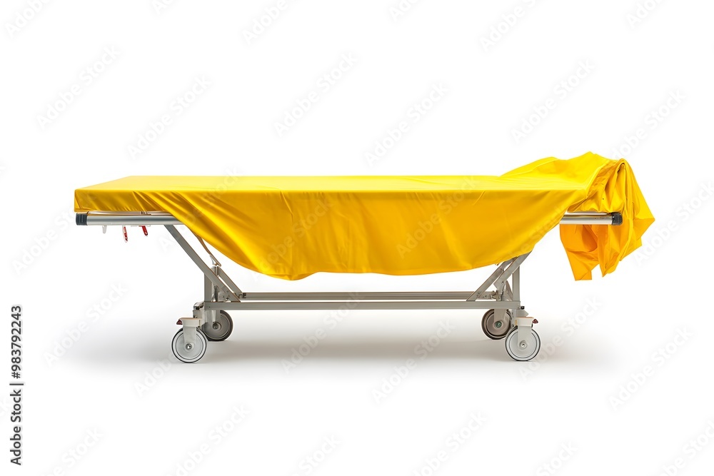 Stretcher isolated on white background Stretcher isolated on white background