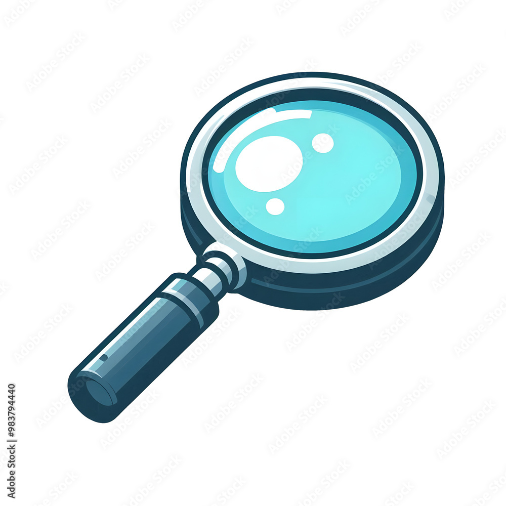 magnifier glass with plastic handle flat design isolated on transparent background magnifier glass with plastic handle flat design isolated on transparent background
