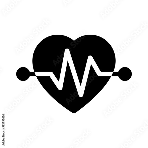 heart glyph icon