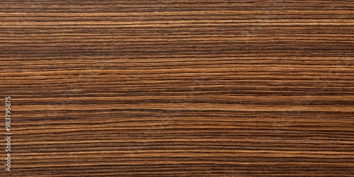 Rich, dark brown wenge wood features a prominent grain pattern and natural finish, ideal for furniture, flooring, and
