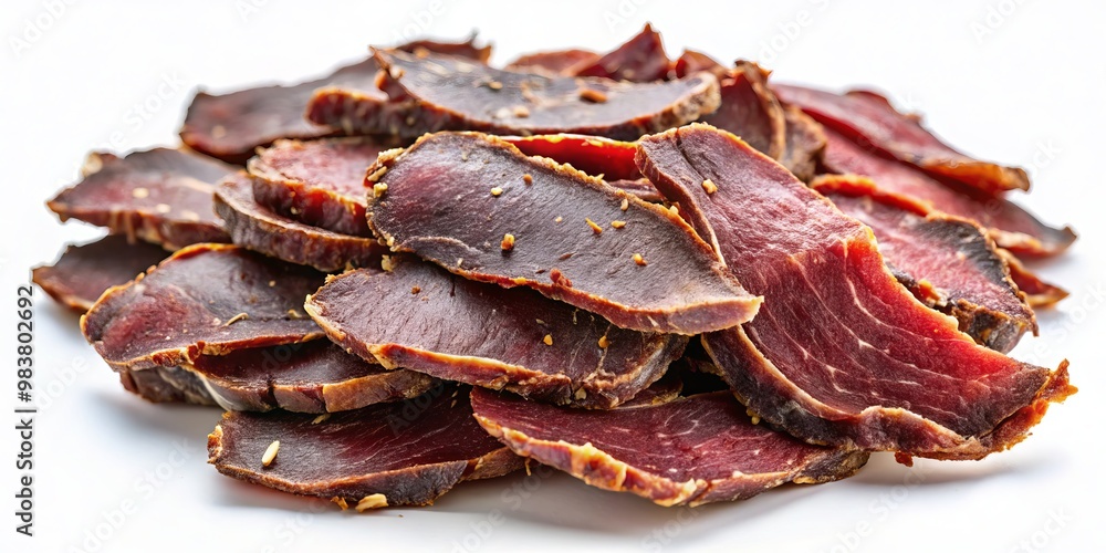 Thinly sliced, air-dried beef with a rich, savory flavor and crumbly texture Thinly sliced, air-dried beef with a rich, savory flavor and crumbly texture