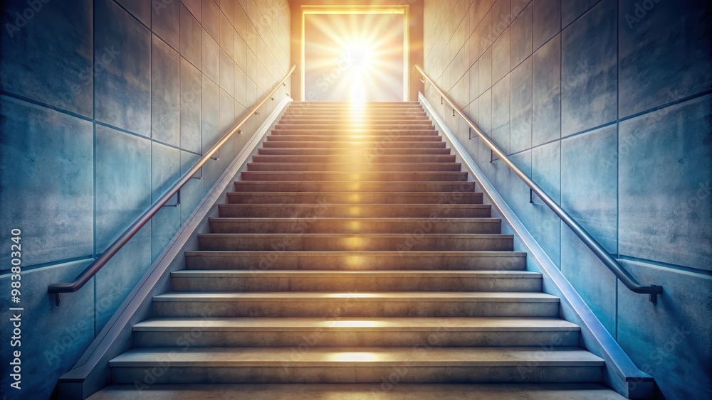 A beautiful staircase leading up towards the light, heaven, stairway, steps, staircase, light, spiritual, ascension A beautiful staircase leading up towards the light, heaven, stairway, steps, staircase, light, spiritual, ascension