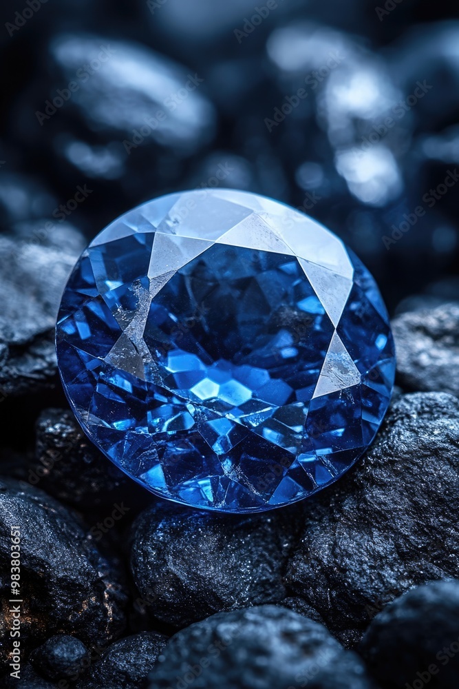 Sapphire allure: deep blue stone, the brilliance and timeless elegance of a precious gemstone, with its rich hues royalty, wisdom, and the enduring beauty of natures treasures Sapphire allure: deep blue stone, the brilliance and timeless elegance of a precious gemstone, with its rich hues royalty, wisdom, and the enduring beauty of natures treasures