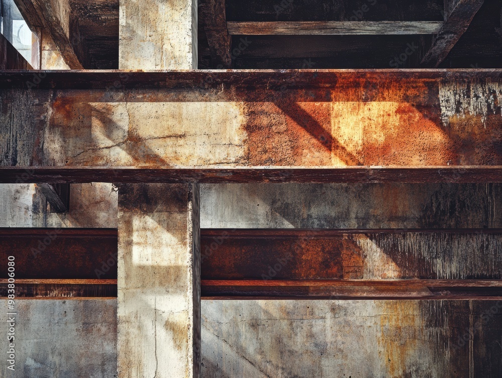 Rustic Textures of Industrial Building Structures Rustic Textures of Industrial Building Structures