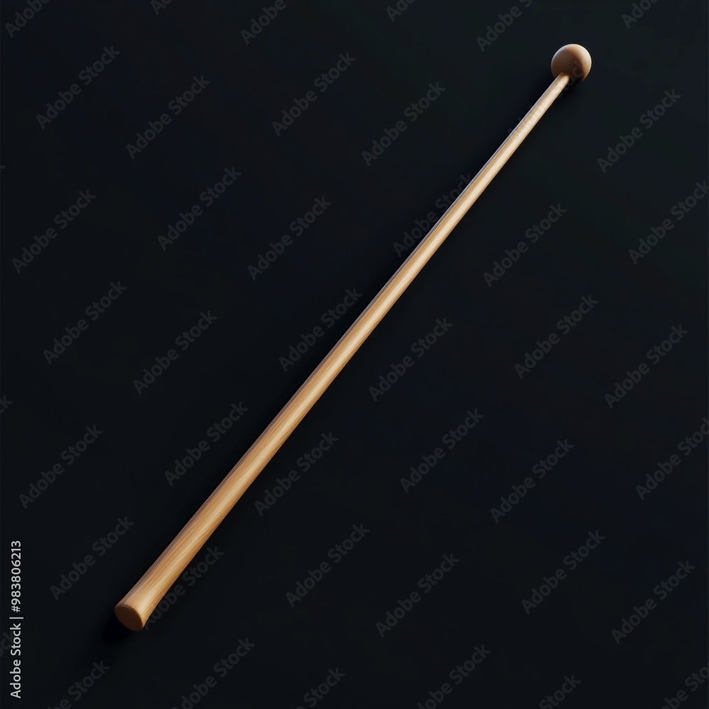 3D Baton Icon: Tool for Directing an Orchestra Illustration Logo 3D Baton Icon: Tool for Directing an Orchestra Illustration Logo