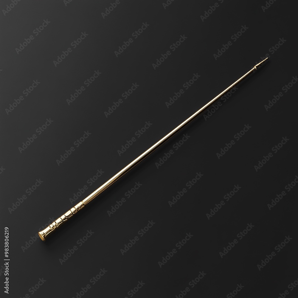 3D Baton Icon: Tool for Directing an Orchestra Illustration Logo 3D Baton Icon: Tool for Directing an Orchestra Illustration Logo