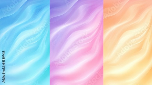 Smooth pastel gradient backgrounds for devices, perfect for modern screens and seamless UXUI design. photo