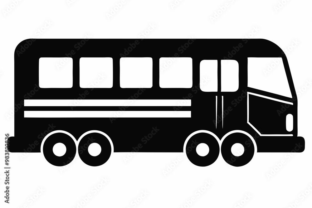 Tour bus silhouette, Tour Bus icon vector illustration, Bus black silhouette vector
Tour bus silhouette, Tour Bus icon vector illustration, Bus black silhouette vector