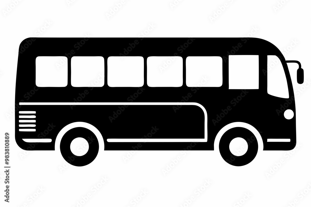 Tour bus silhouette, Tour Bus icon vector illustration, Bus black silhouette vector
Tour bus silhouette, Tour Bus icon vector illustration, Bus black silhouette vector
