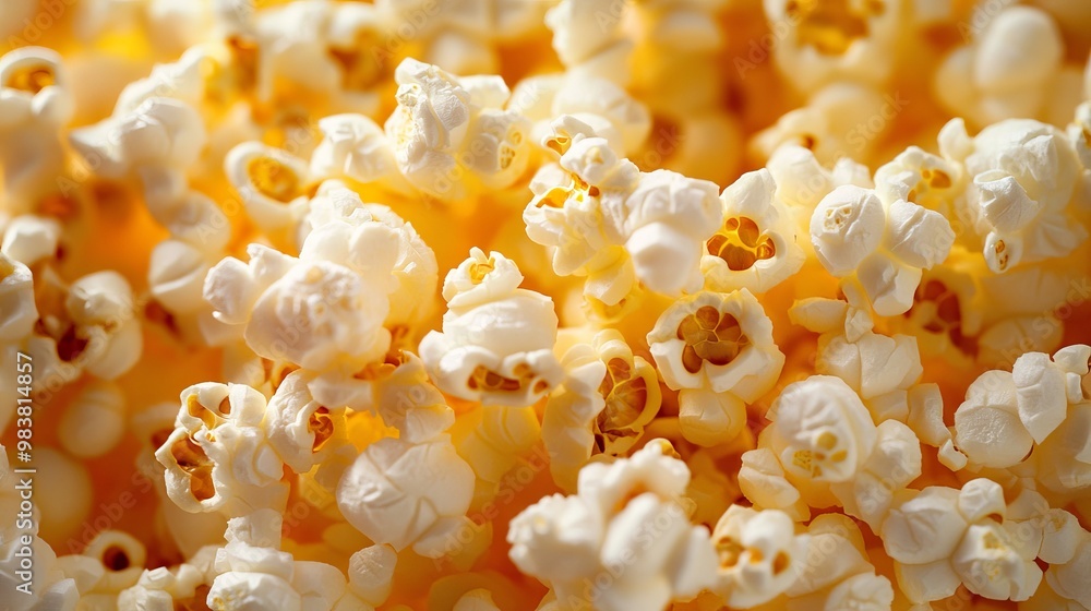 A close-up of popcorn product photography A close-up of popcorn product photography