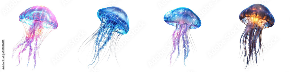 Captivating Jellyfish Drifting Through the Serene and Bioluminescent Underwater World Showcasing the Ethereal Beauty and Mystery of Marine Life Captivating Jellyfish Drifting Through the Serene and Bioluminescent Underwater World Showcasing the Ethereal Beauty and Mystery of Marine Life