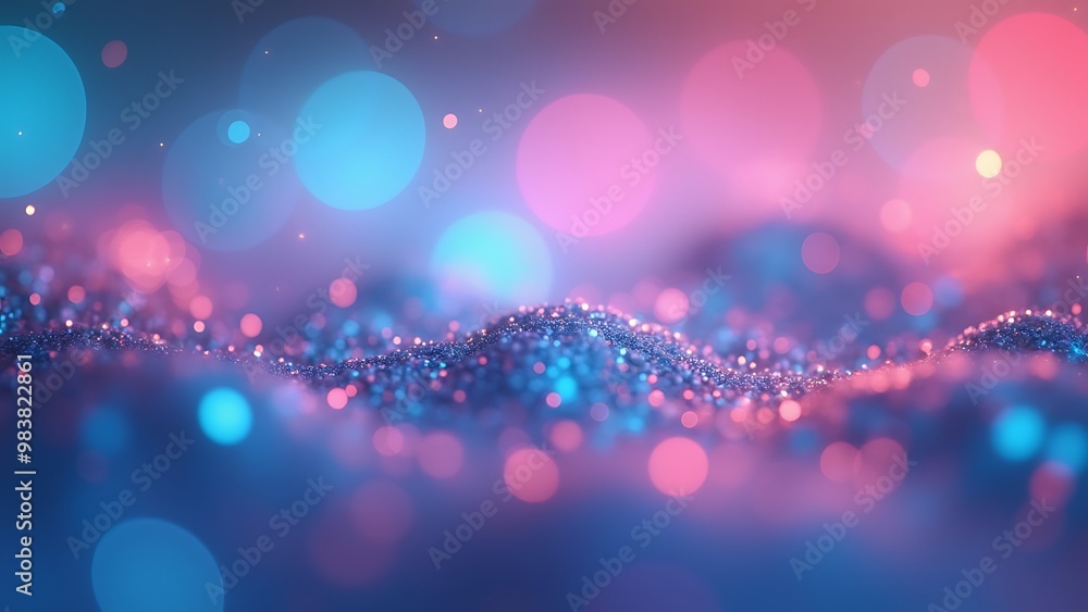 Abstract Modern Holographic Background Abstract Modern Holographic Background
