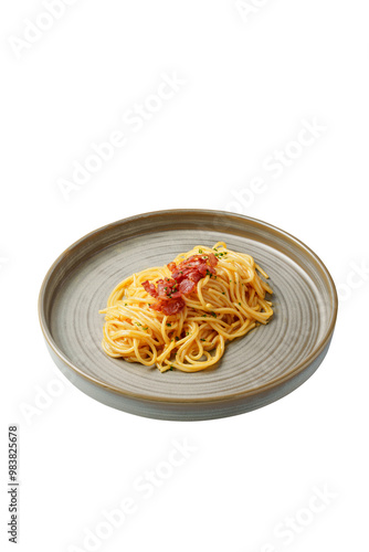 spaghetti with bacon