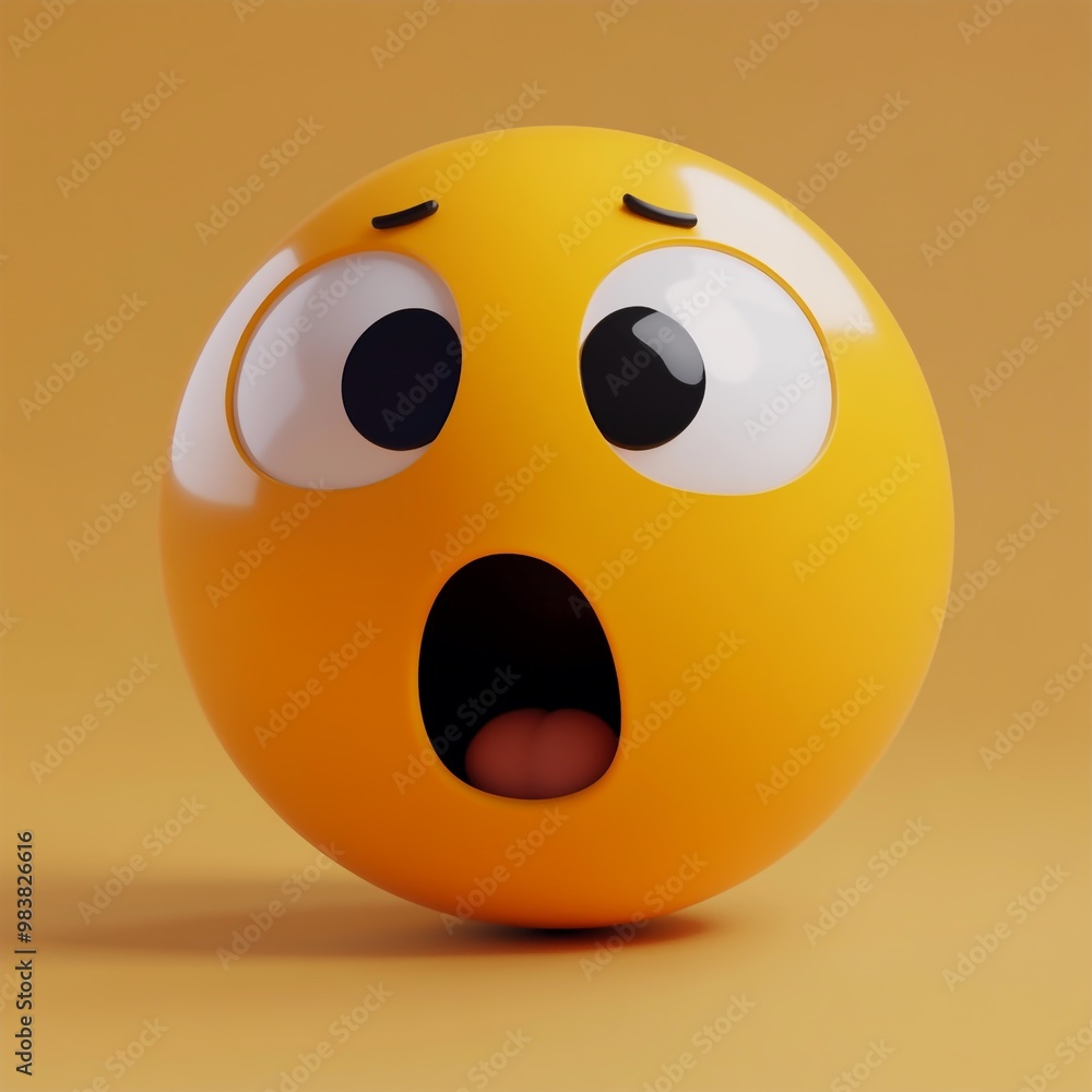3D Emoji Icon: Expressive Reaction for Messages Illustration Logo 3D Emoji Icon: Expressive Reaction for Messages Illustration Logo