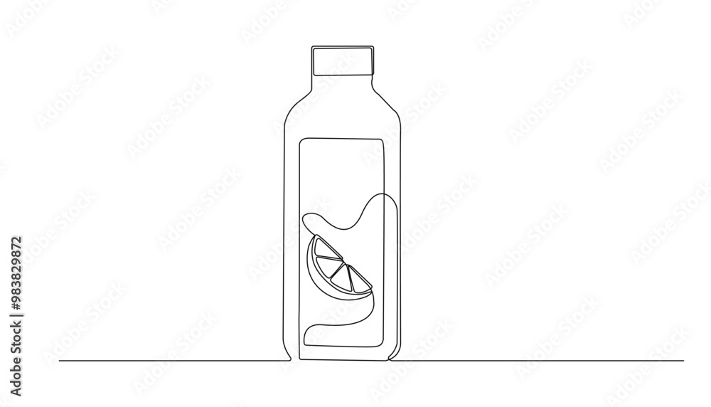 orange juice drink packaging continuous line drawing.one line drawing of orange juice packaging bottle.single line vector illustration.isolated white background orange juice drink packaging continuous line drawing.one line drawing of orange juice packaging bottle.single line vector illustration.isolated white background
