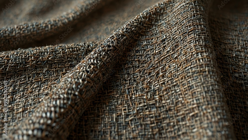 Close-up of textured woven fabric. Close-up of textured woven fabric.