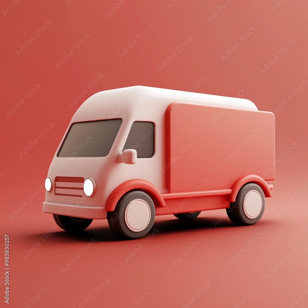 3D Delivery Icon: Fast Shipping and Delivery Service Illustration Logo 3D Delivery Icon: Fast Shipping and Delivery Service Illustration Logo