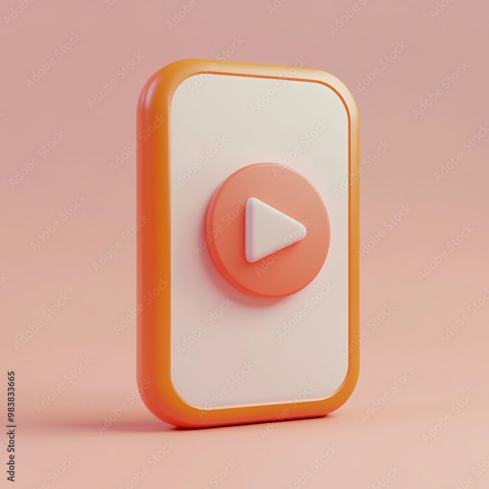 3D Call Icon: Communication via Video Chat Illustration Logo 3D Call Icon: Communication via Video Chat Illustration Logo