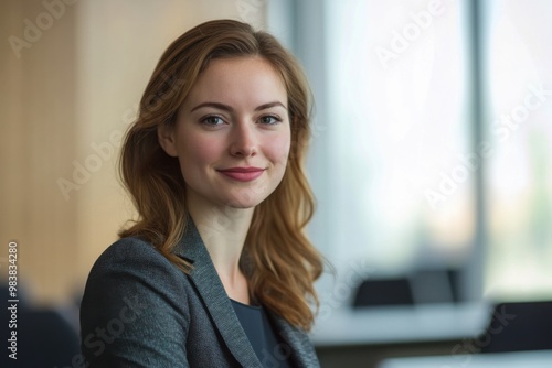 Businesswoman in a meeting room