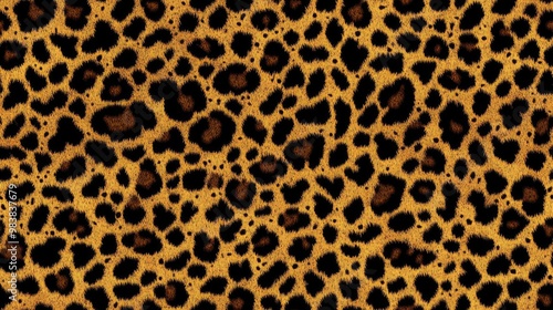 Leopard print texture Animal skin pattern Background design