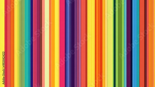 Vibrant seamless striped pattern suitable for backgrounds and design