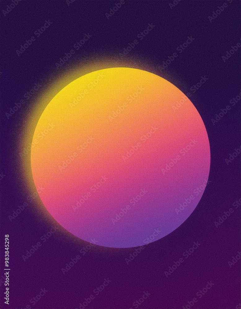 Indulge in a moment of visual delight with this vibrant gradient circle, offering a captivating contrast against a dark background Indulge in a moment of visual delight with this vibrant gradient circle, offering a captivating contrast against a dark background