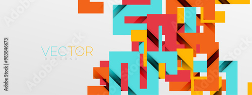 Color bend lines with shadow texture effect. Vector Illustration For Wallpaper, Banner, Background, Card, Book Illustration, landing page
