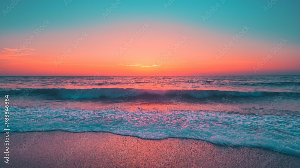 Golden Hour and Twilight Merge, a minimalist image where twilight and golden hour meet, blending into one unified frame, with copy space, The September Equinox Golden Hour and Twilight Merge, a minimalist image where twilight and golden hour meet, blending into one unified frame, with copy space, The September Equinox