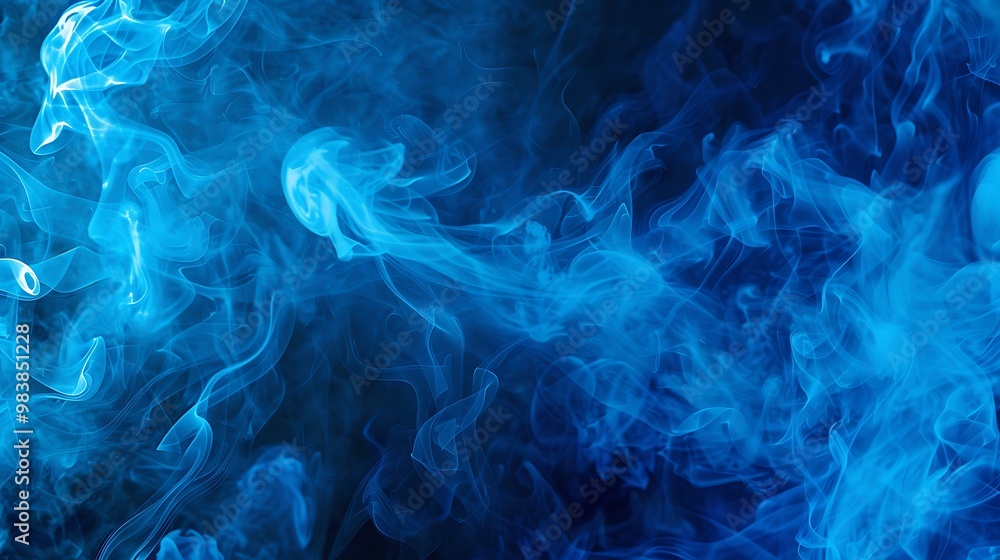 Colorful Medium Rings in Delightful Harmony with Ethereal Smoke Colorful Medium Rings in Delightful Harmony with Ethereal Smoke